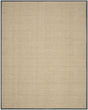 Safavieh Natural Fiber 10'-0" x 14'-0" Rug in Natural / Dark Grey