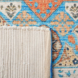 Safavieh Saffron 4'-0" x 6'-0" Rug in Orange / Blue