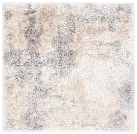 Safavieh Cloud Shag 6'-7" x 6'-7" Rug in Ivory / Grey