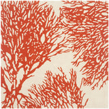 Safavieh Bella 5'-0" x 5'-0" Rug in Beige / Terracotta