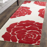 Safavieh Cambridge 2'-6" x 8'-0" Rug in Ivory / Red