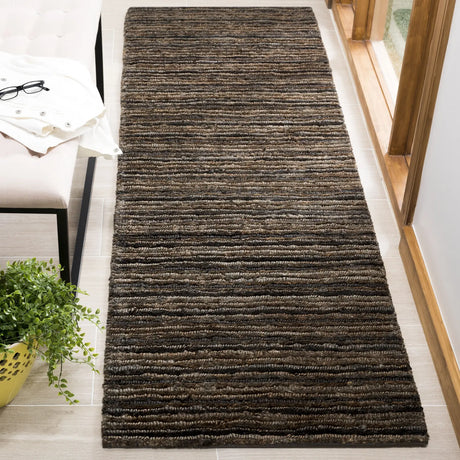 Safavieh Organic 2'-6" x 10'-0" Rug in Charcoal / Charcoal
