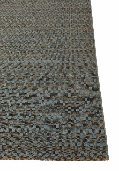 Chandra Abree Abr-52002 Turquoise Rug - corner detail