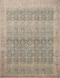 Angela Rose x Loloi Aubrey Aub-02 Aqua/Sand Area Rug