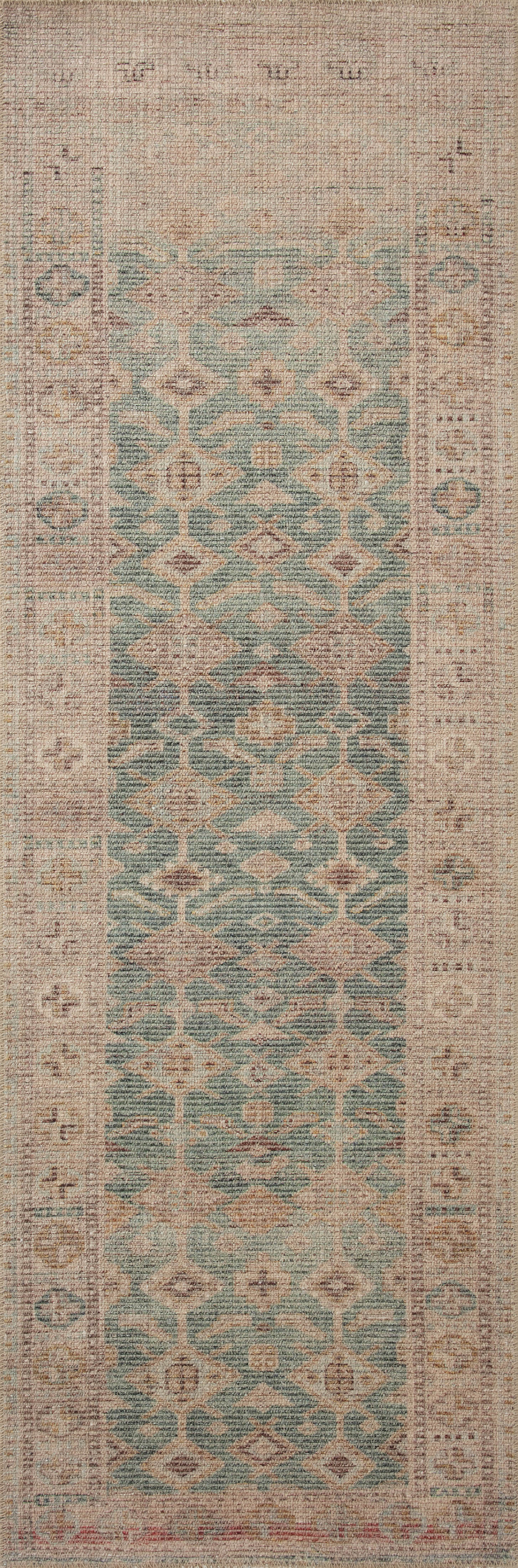 Angela Rose x Loloi Aubrey Aub-02 Aqua/Sand Area Rug