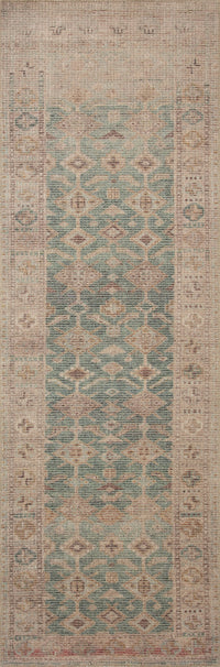 Angela Rose x Loloi Aubrey Aub-02 Aqua/Sand Area Rug