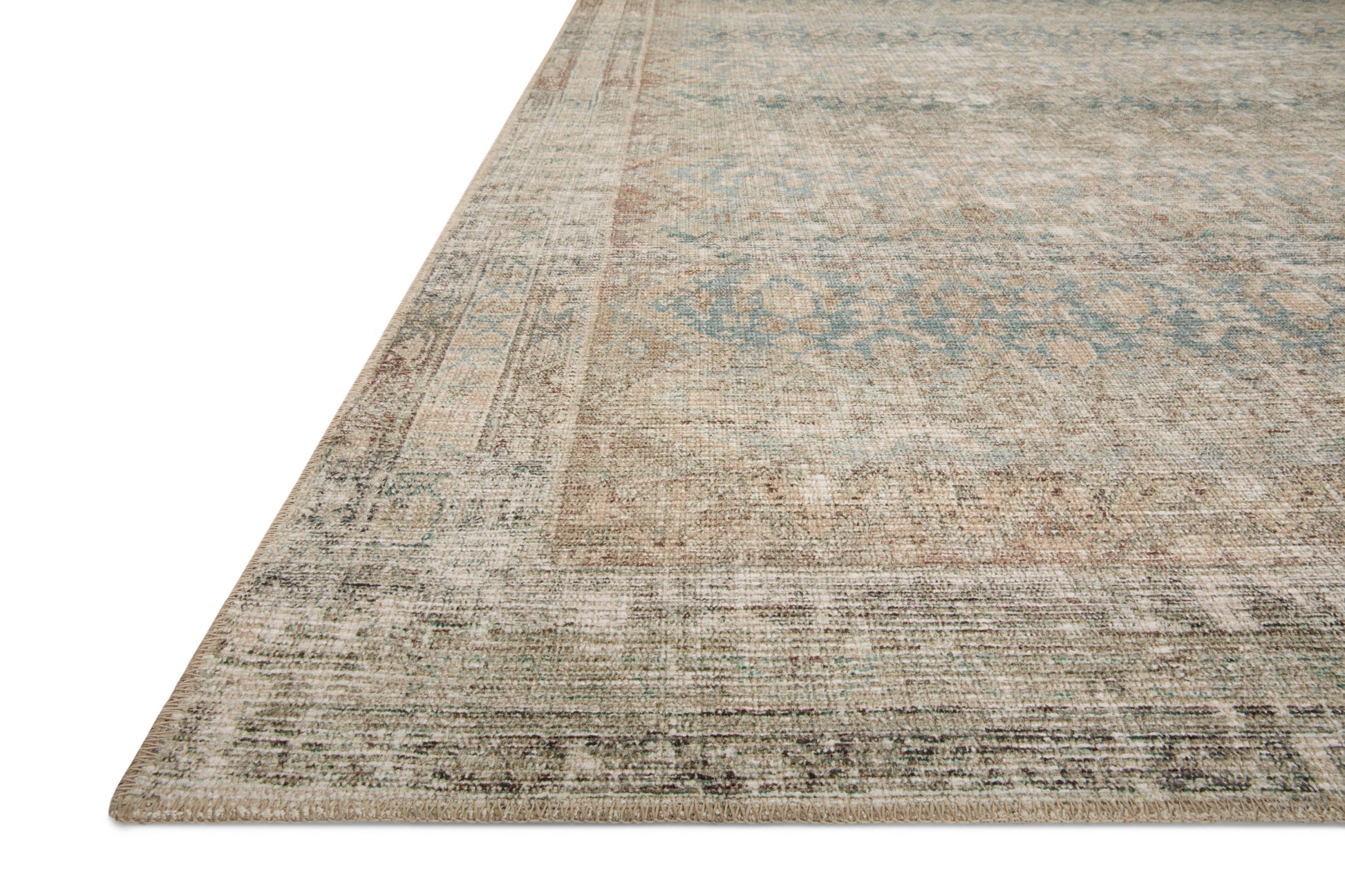 Angela Rose x Loloi Aubrey Aub-03 Jade/Natural Area Rug