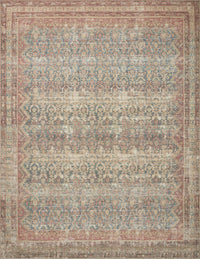 Angela Rose x Loloi Aubrey Aub-03 Ocean/Spice Area Rug