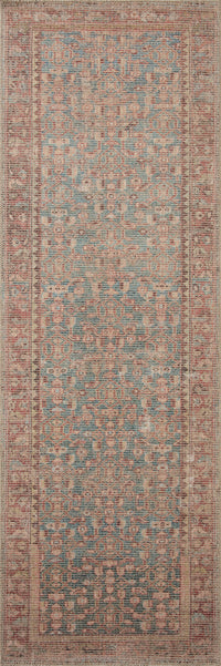 Angela Rose x Loloi Aubrey Aub-04 Blue/Terracotta Area Rug