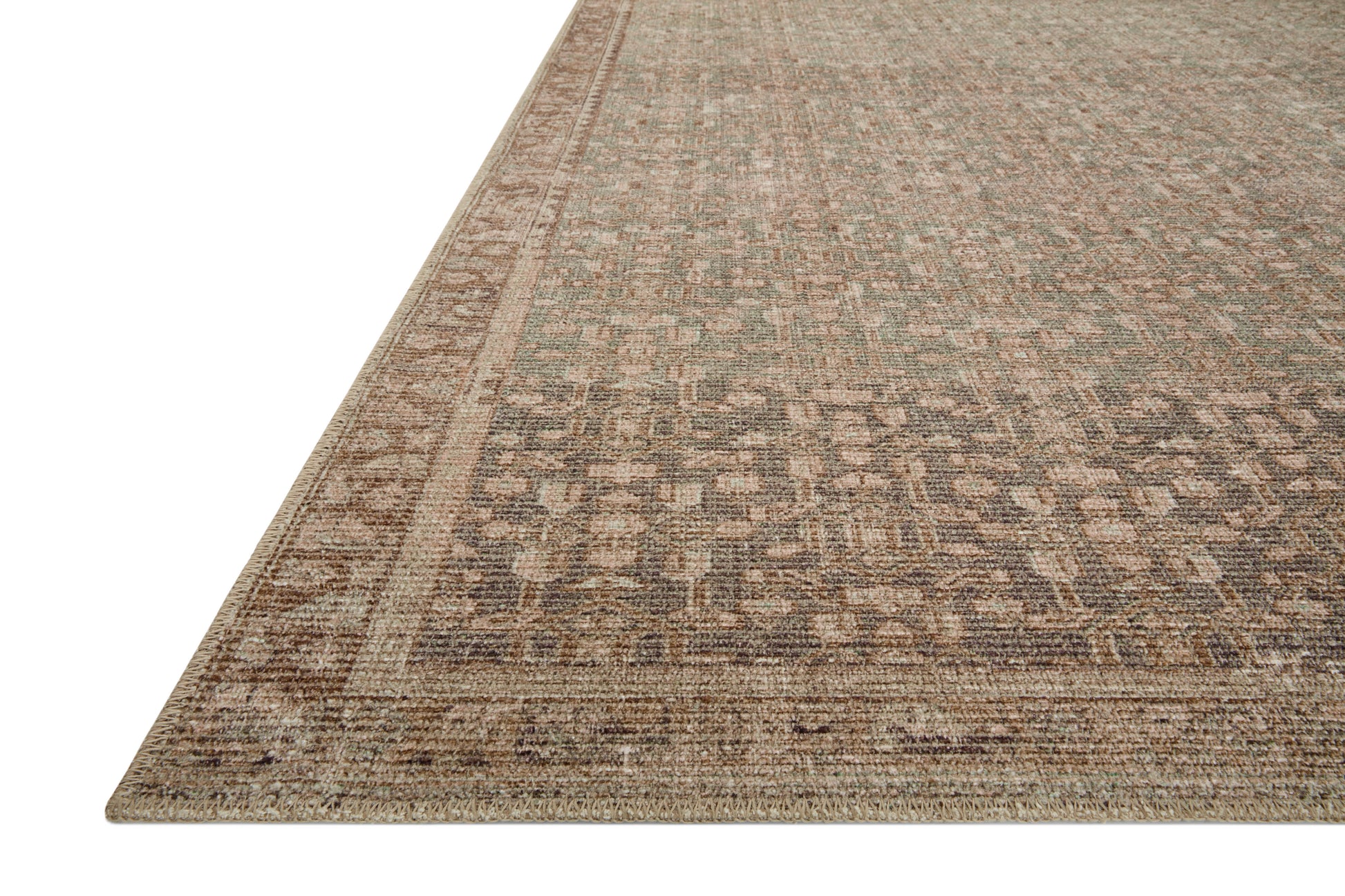 Angela Rose x Loloi Aubrey Aub-04 Sage/Bark Area Rug