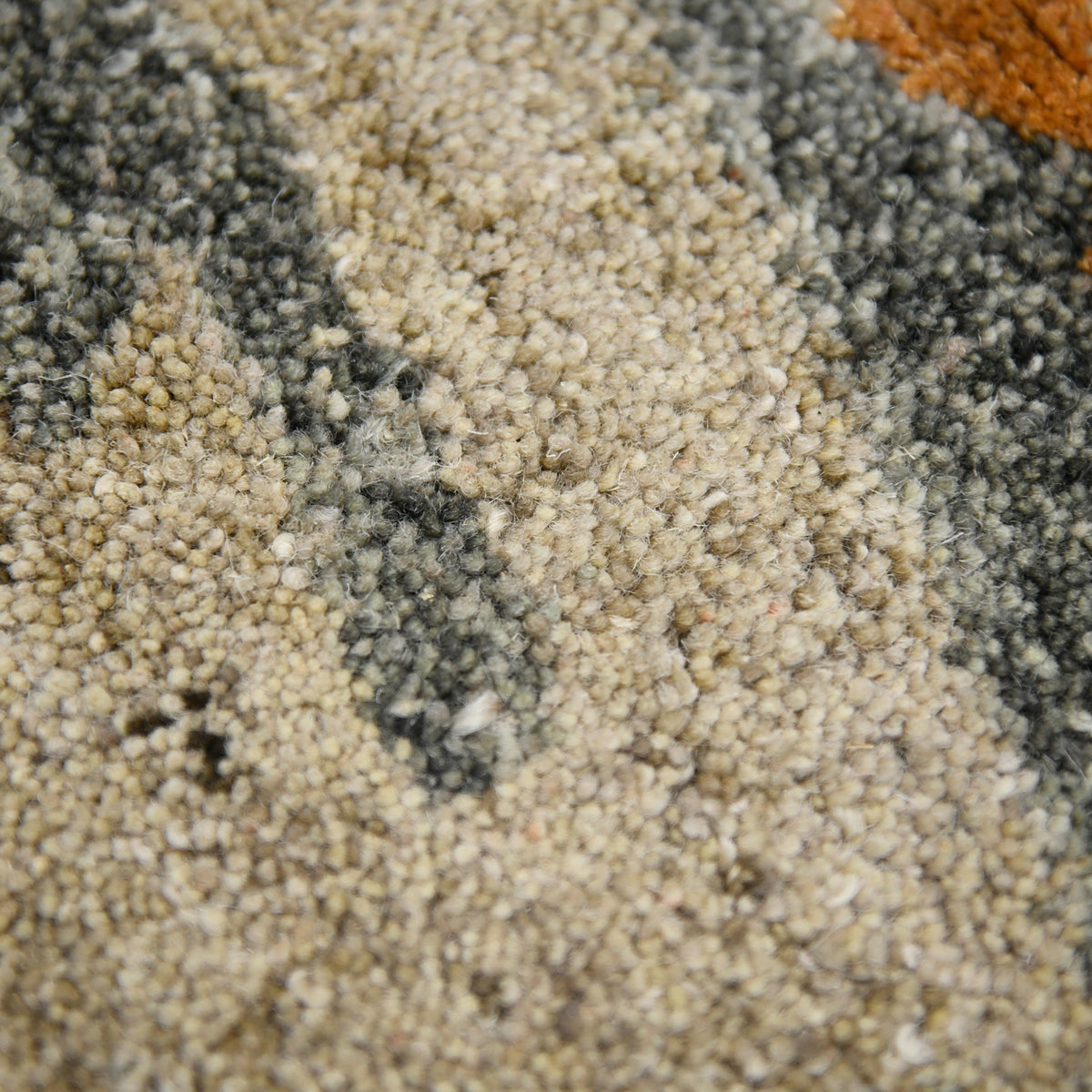 Amer Abstract ABS-3 Orange area rug - close-up view