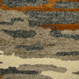 Amer Abstract ABS-3 Orange area rug - color swatch view