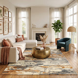 Amer Abstract ABS-3 Orange area rug - lifestyle view