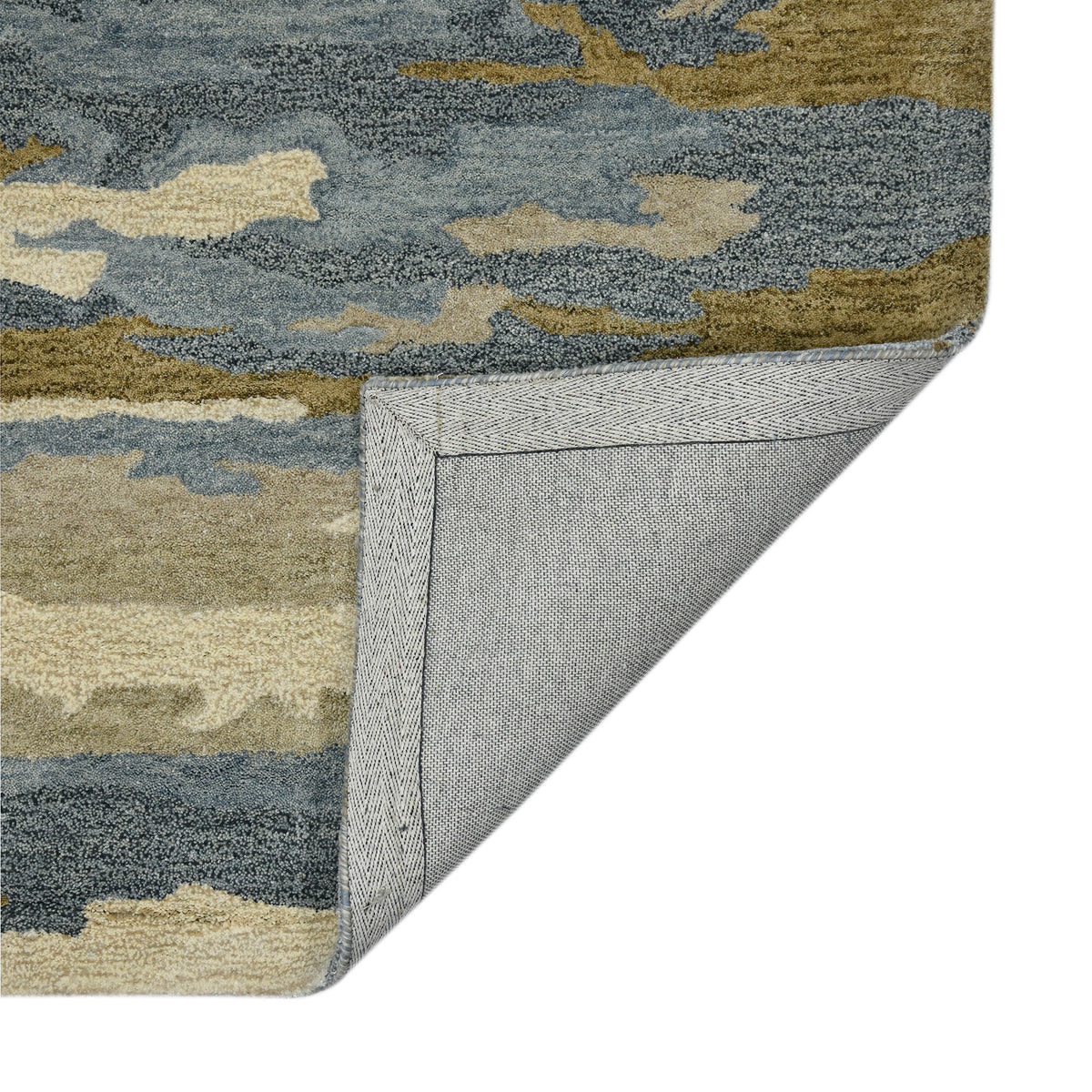 Amer Abstract ABS-5 Water Blue area rug - back view