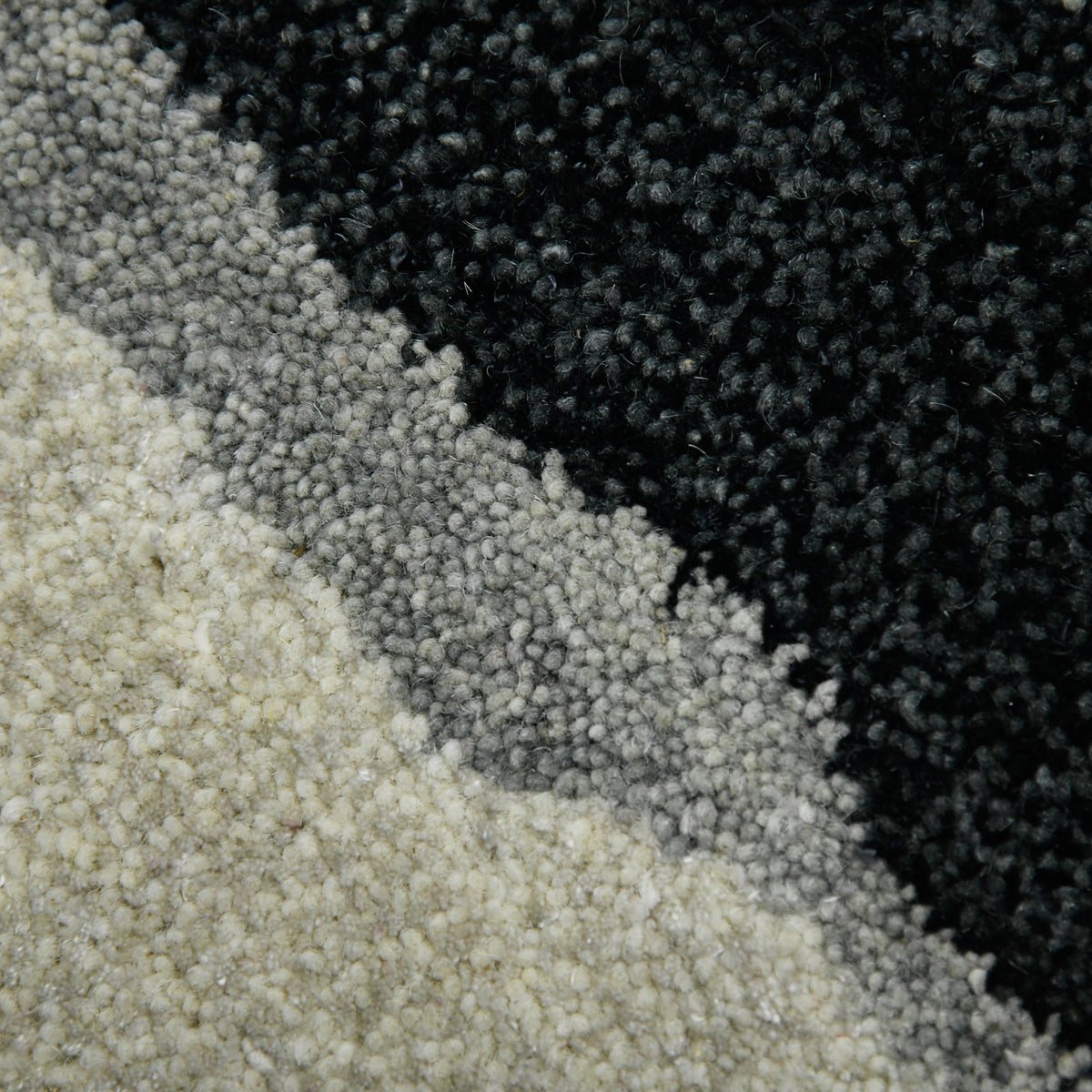 Amer Abstract ABS-6 Dark Gray area rug - close-up view