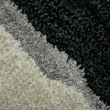Amer Abstract ABS-6 Dark Gray area rug - close-up view