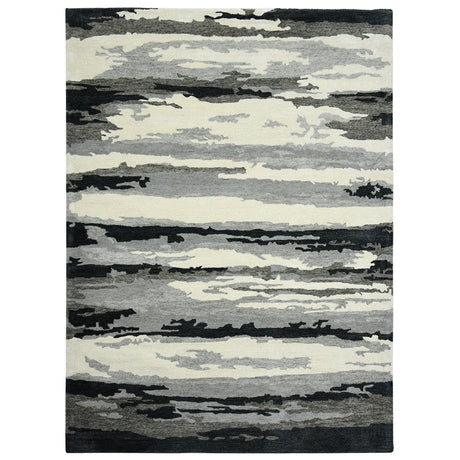 Amer Abstract ABS-6 Dark Gray area rug - product view