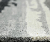 Amer Abstract ABS-6 Dark Gray area rug - profile view