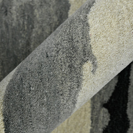 Amer Abstract ABS-6 Dark Gray area rug - color swatch view