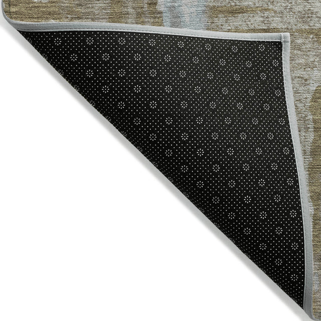 Addison Chantille ACN2015 Abstract Machine Made Transitional Brown Rug