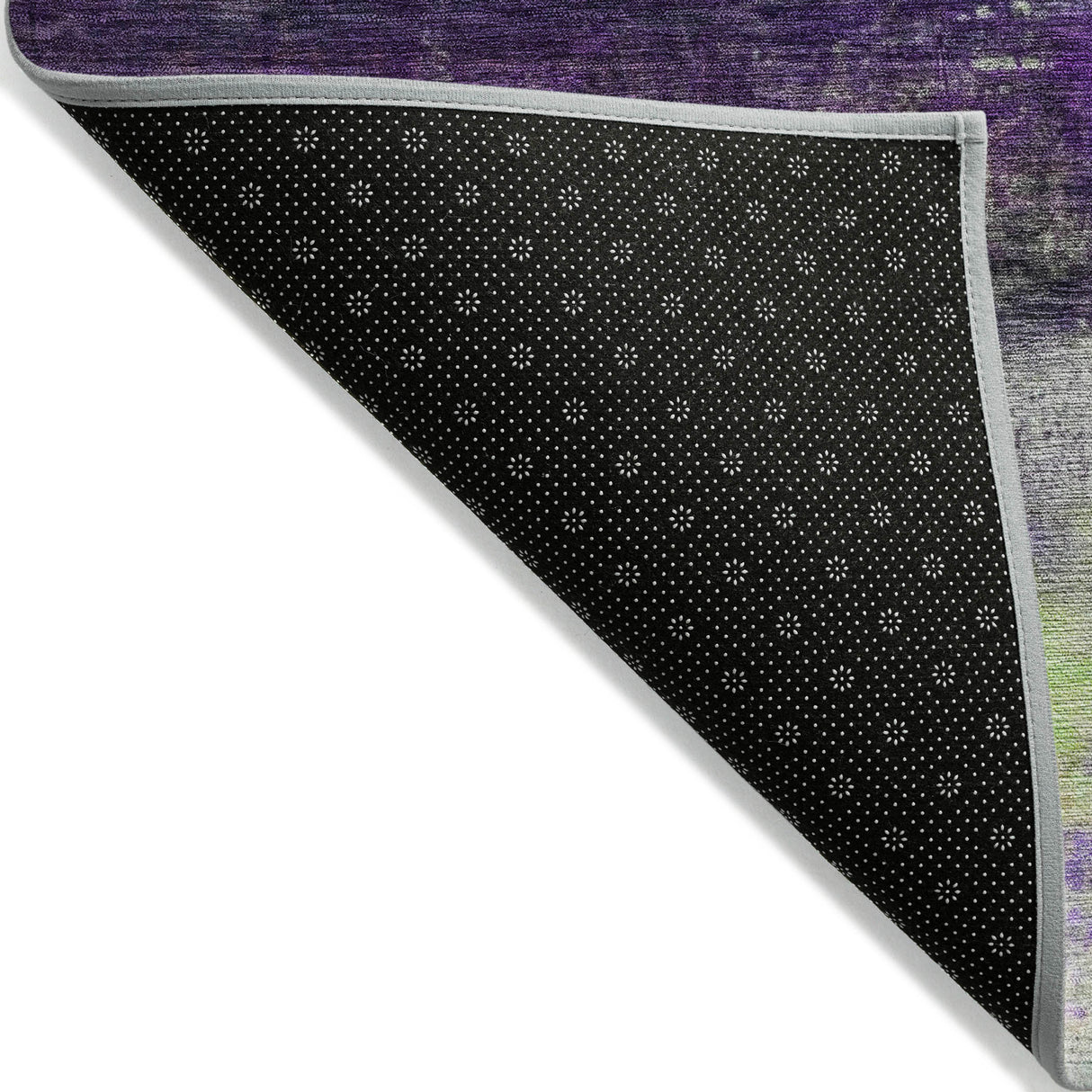 Addison Chantille ACN2016 Abstract Machine Made Transitional Purple Rug