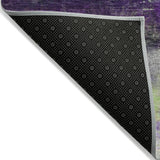 Addison Chantille ACN2016 Abstract Machine Made Transitional Purple Rug