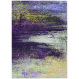 Addison Chantille ACN2016 Abstract Machine Made Transitional Purple Rug