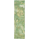 Addison Chantille ACN2017 Abstract Machine Made Transitional Green Rug