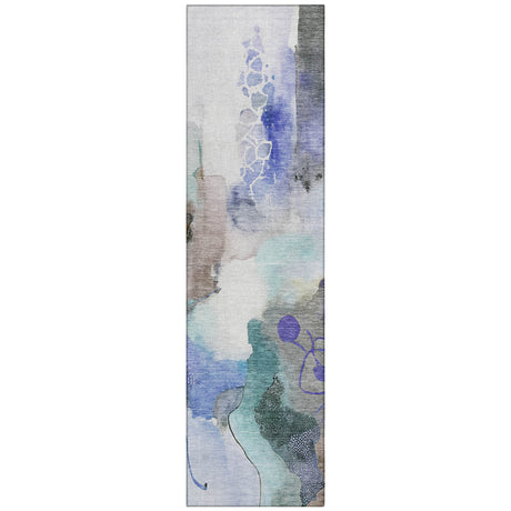 Addison Chantille ACN2019 Abstract Machine Made Transitional Brown Rug