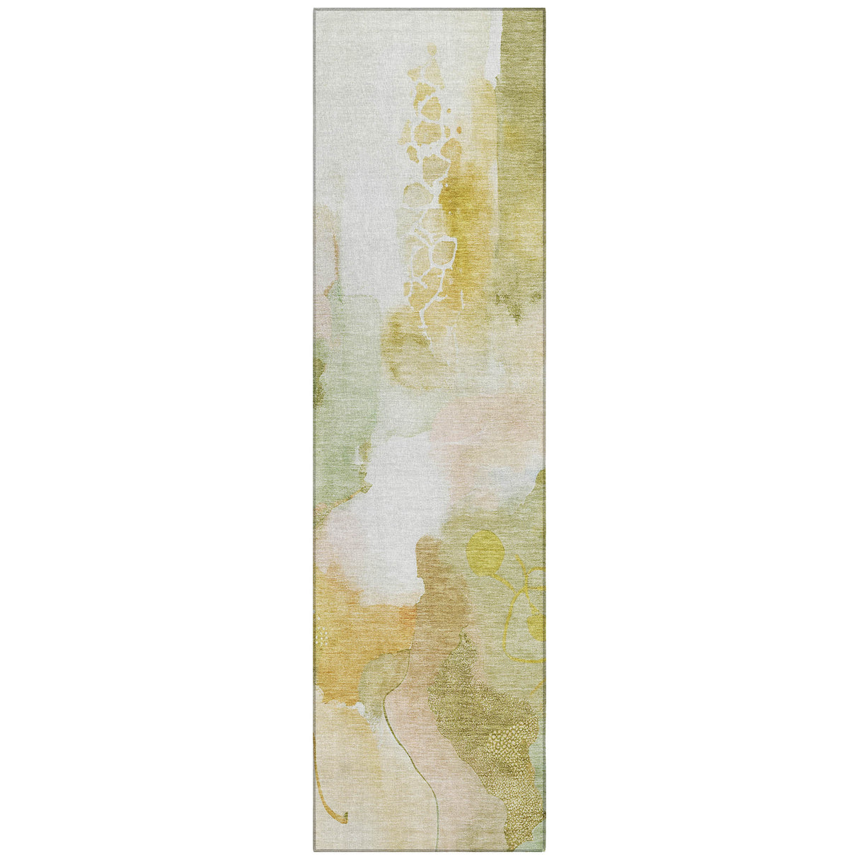 Addison Chantille ACN2019 Abstract Machine Made Transitional Fern Rug