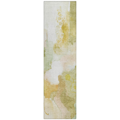 Addison Chantille ACN2019 Abstract Machine Made Transitional Fern Rug