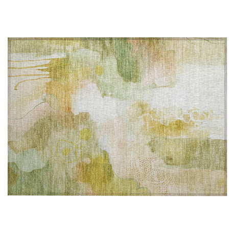 Addison Chantille ACN2019 Abstract Machine Made Transitional Fern Rug