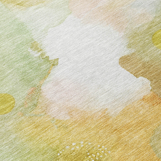 Addison Chantille ACN2019 Abstract Machine Made Transitional Fern Rug