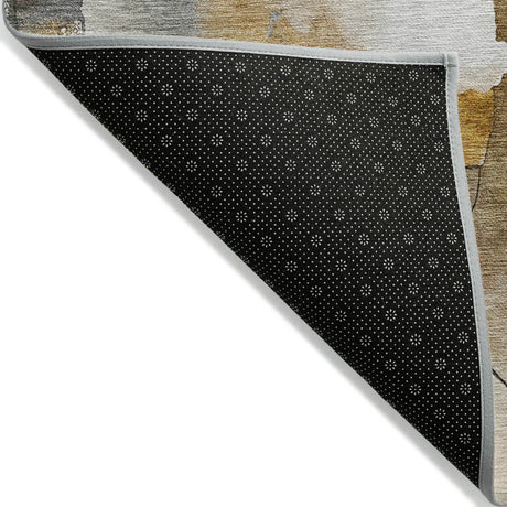Addison Chantille ACN2019 Abstract Machine Made Transitional Mocha Rug