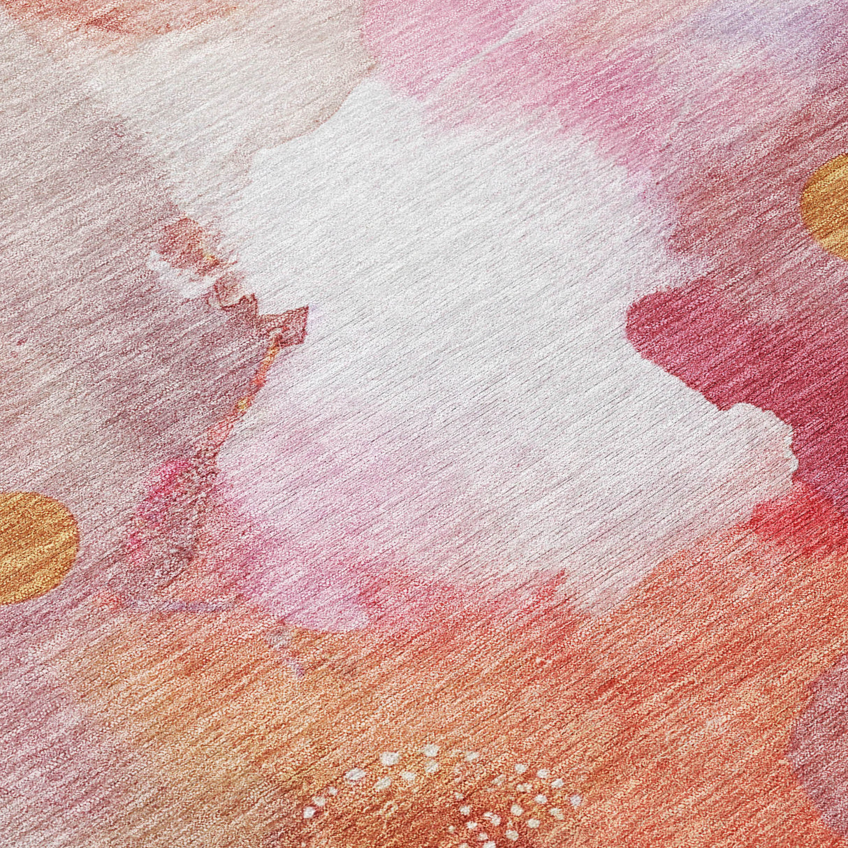 Addison Chantille ACN2019 Abstract Machine Made Transitional Pink Rug