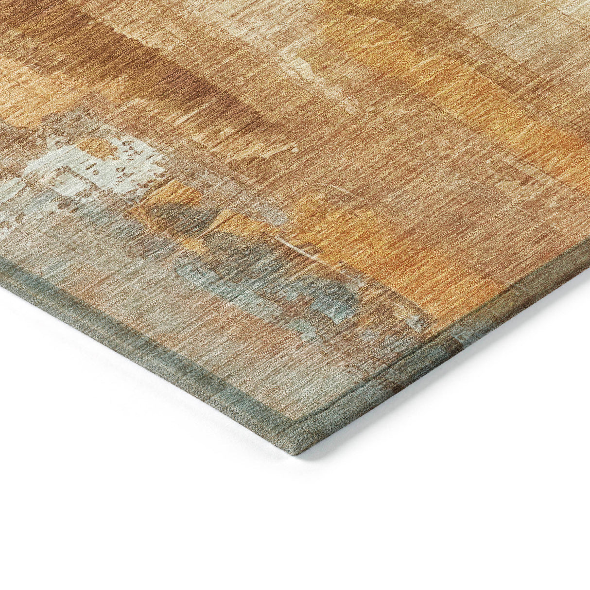 Addison Chantille ACN2020 Abstract Machine Made Transitional Copper Rug
