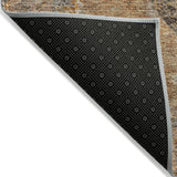Addison Chantille ACN2021 Border Machine Made Traditional Copper Rug