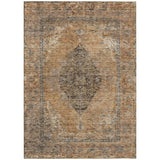 Addison Chantille ACN2021 Border Machine Made Traditional Copper Rug