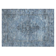Addison Chantille ACN2021 Border Machine Made Traditional Denim Rug