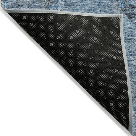 Addison Chantille ACN2021 Border Machine Made Traditional Denim Rug