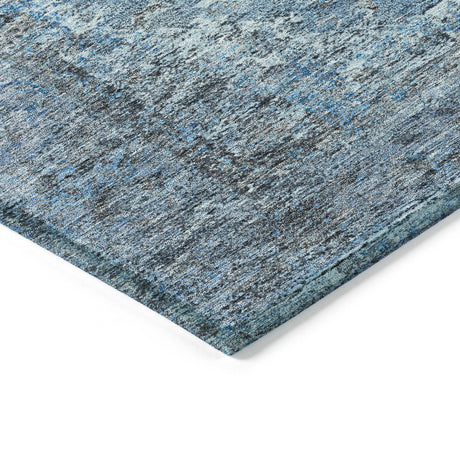Addison Chantille ACN2021 Border Machine Made Traditional Denim Rug