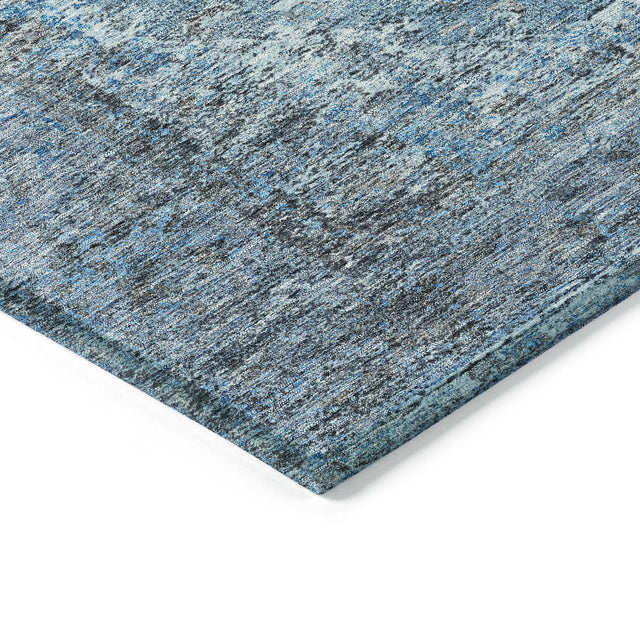 Addison Chantille ACN2021 Border Machine Made Traditional Denim Rug