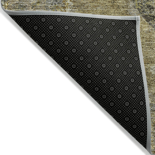 Addison Chantille ACN2021 Border Machine Made Traditional Khaki Rug