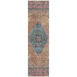 Addison Chantille ACN2021 Border Machine Made Traditional Orange Rug