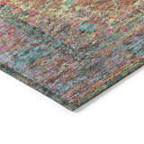 Addison Chantille ACN2021 Border Machine Made Traditional Orange Rug