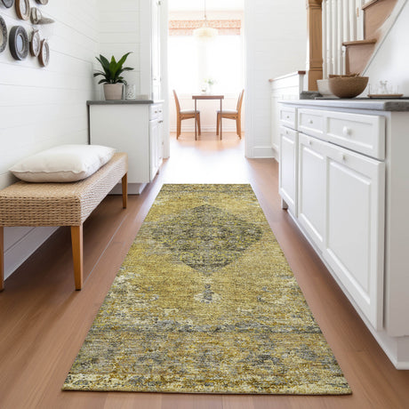 Addison Chantille ACN2021 Border Machine Made Traditional Wheat Rug