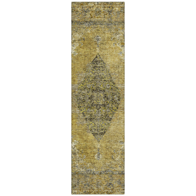 Addison Chantille ACN2021 Border Machine Made Traditional Wheat Rug