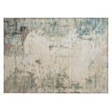 Addison Chantille ACN2022 Abstract Machine Made Transitional Ivory Rug
