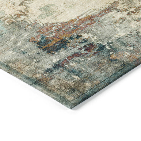 Addison Chantille ACN2022 Abstract Machine Made Transitional Ivory Rug
