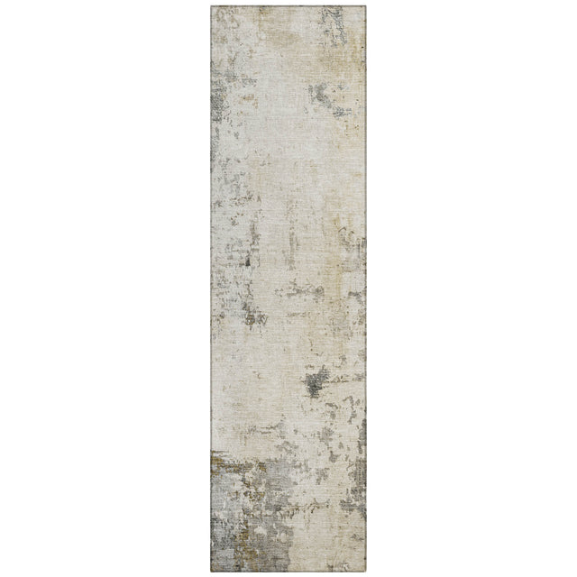 Addison Chantille ACN2022 Abstract Machine Made Transitional Pewter Rug